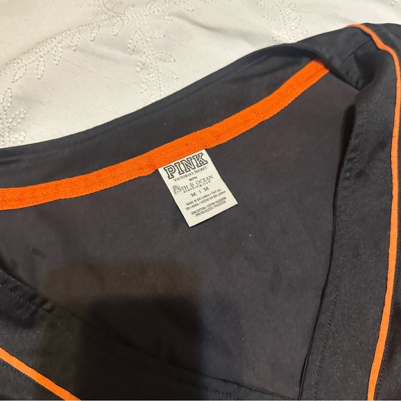 PINK Victoria's Secret Black and Orange Giants Jersey - Picture 4 of 4